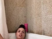 Bathtub masturbation  10/16