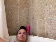 Bathtub masturbation  9/16