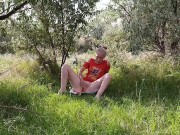 went for berries and decided to masturbate in the forest 7/16