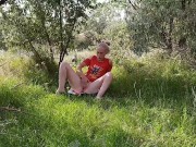 went for berries and decided to masturbate in the forest 8/16