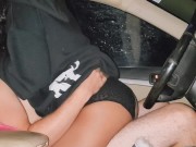 CAUGHT in the Car During 5am Quickie♡ Real Amateur Couple 2/16