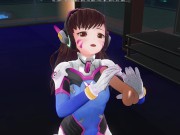 3D HENTAI D.VA jerks off your cock in the penthouse 2/16