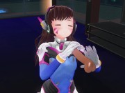 3D HENTAI D.VA jerks off your cock in the penthouse 6/16
