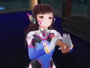 3D HENTAI D.VA jerks off your cock in the penthouse 7/16