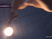 Underwatershow presents babe Nastya in the pool 12/16