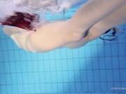 Underwatershow presents babe Nastya in the pool 14/16