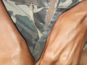 Ebony give me a Handjob, the Pussy is too tight 8/16