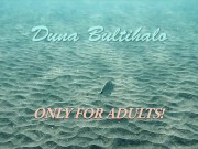Firm big tits and red dress underwater on Duna Bultihalo 1/16