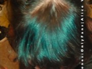 Brunette Pigtails Girl in Schoolgirl Outfit Gives Deepthroat Blowjob to Big White Veiny Cock POV 4 U 2/16