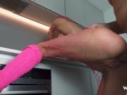 Skinny Big Tits Pink Hair Teen tries Anal for First Time Hentai Cosplay -WHORNY FILMS 13/16