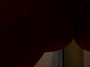 Mistress dominates Chastity sub and pees over him to cum on her foot 16/16