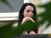 Skinny Petite Sub Hardcore Fucked By Dom 7/16