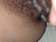 BASANG BASA MALIBOG NA PINAY PINUTUKAN SA LOOB, PINAY CREAMY HAIRY PUSSY 10/16