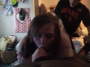 White bitch gets BBC and BWC 10/16