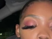 Pretty Face Sucking Boyfriends Cock In Car