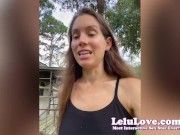 Queef pussy farting closeups cumshot facial tickling my own feet & lots more behind the porn scenes candid vlog - Lelu Love 3/16