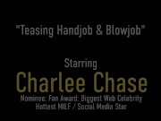Busty Home Maker Charlee Chase Uses Her BJ And HJ Skills On Your Stiff Cock 1/16