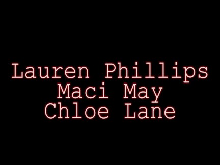 Triple Team Maci May And Chloe Lane, Lauren Phillips Milk Dick In Foursome!