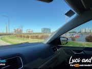 I pick up a SCHOOLGIRL in the street, blowjob in the car and parking, then ANAL SEX and facial 1/16