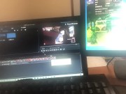 【エロゲーコイカツ！】無表情爆乳「マナカ(オリキャラ)」のおっぱい揉みまくりH！(アニメ3DCG動画)[Hentai Game Koikatsu! ](Anime 3DCG video) 16/16