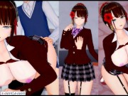 【エロゲーコイカツ！】性格艶やかな爆乳「(麗香オリキャラ)」のおっぱい揉みまくりH！(巨乳アニメ3DCG動画)[Hentai Game Koikatsu! ](Anime 3DCG video)