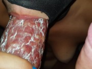 Si infila il salame in gola e mi spompina anche infine venuta abbondante 4/16