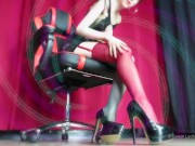 Sweet Lucifer giantess mistress goddess humiliates your small dick 2/16