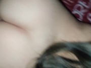 HORNY LATINA GETS IN DOGGY STYLE AND ASKS ME TO BREAK HER ASSHOLE 😈🍑. 12/16