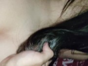 HORNY LATINA GETS IN DOGGY STYLE AND ASKS ME TO BREAK HER ASSHOLE 😈🍑. 4/16