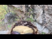 Hippie Girlfriend Deepthroats You at a Festival 11/16