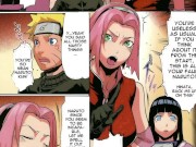 NARUTO - TRY THREESOME WITH SAKURA AND HINATA 2/16