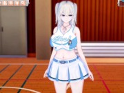 【エロゲーコイカツ！】爆乳ミステリアス「璃沙(オリキャラ)」のおっぱい揉みまくりH！(巨乳アニメ3DCG動画)[Hentai Game Koikatsu! ](Anime 3DCG video) 1/16