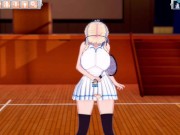 【エロゲーコイカツ！】爆乳高飛車jk「姫菜(オリキャラ)」のおっぱい揉みまくりH！(巨乳アニメ3DCG動画)[Hentai Game Koikatsu! ](Anime 3DCG video) 1/16