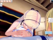 【エロゲーコイカツ！】爆乳高飛車jk「姫菜(オリキャラ)」のおっぱい揉みまくりH！(巨乳アニメ3DCG動画)[Hentai Game Koikatsu! ](Anime 3DCG video) 9/16