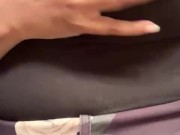 stripping down to play with my asshole in the bathroom 2/16