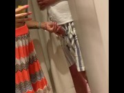 handjob, we risked getting caught in the dressing room of the shop in the Rinascente shop 6/16