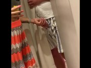 handjob, we risked getting caught in the dressing room of the shop in the Rinascente shop 7/16