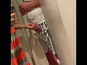 handjob, we risked getting caught in the dressing room of the shop in the Rinascente shop 9/16