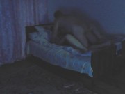 First Missionary position In bedroom after blowjob husband fucks pussy wife in position missionnaire 8/16