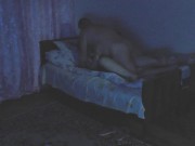 First Missionary position In bedroom after blowjob husband fucks pussy wife in position missionnaire 9/16