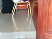 Hijab maid fucked while home alone 2/16