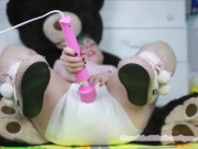 Anal dildo in Diaper 14/16