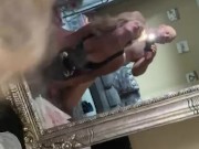 White perfect ass slut sucks his hard dick 15/16