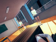 Student Lick Teacher's Pussy in Class Room | Two Student Watching POV 6/16