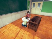 Student Lick Teacher's Pussy in Class Room | Two Student Watching POV 7/16