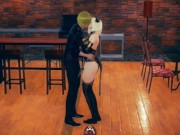 【性格意識が高くて自信家】 AI少女プレイ動画(金髪爆乳チャイナドレス美少女編)3DCGエロゲーム【Hentai Game Ai Shoujyo】Big tits blonde China dress 1/16