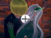 【性格おおらかで優しい】 AI少女プレイ動画(銀髪爆乳エルフ美少女と乳揉みエッチ)3DCGエロゲーム.【Hentai Game Ai Shoujyo 】Big tits Silver hair elf 1/16