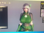 【性格おおらかで優しい】 AI少女プレイ動画(銀髪爆乳エルフ美少女と乳揉みエッチ)3DCGエロゲーム.【Hentai Game Ai Shoujyo 】Big tits Silver hair elf 15/16