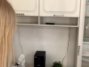 SugarNadya completely undressed because of the heat, the client almost came during the procedure 7/16