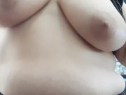 Weekend smoke sesh with Arab BBW in Leggings 6/16